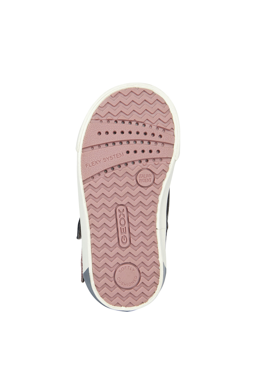 Geox Kız Bebek Kilwi G.A Gri Bantlı Sneaker