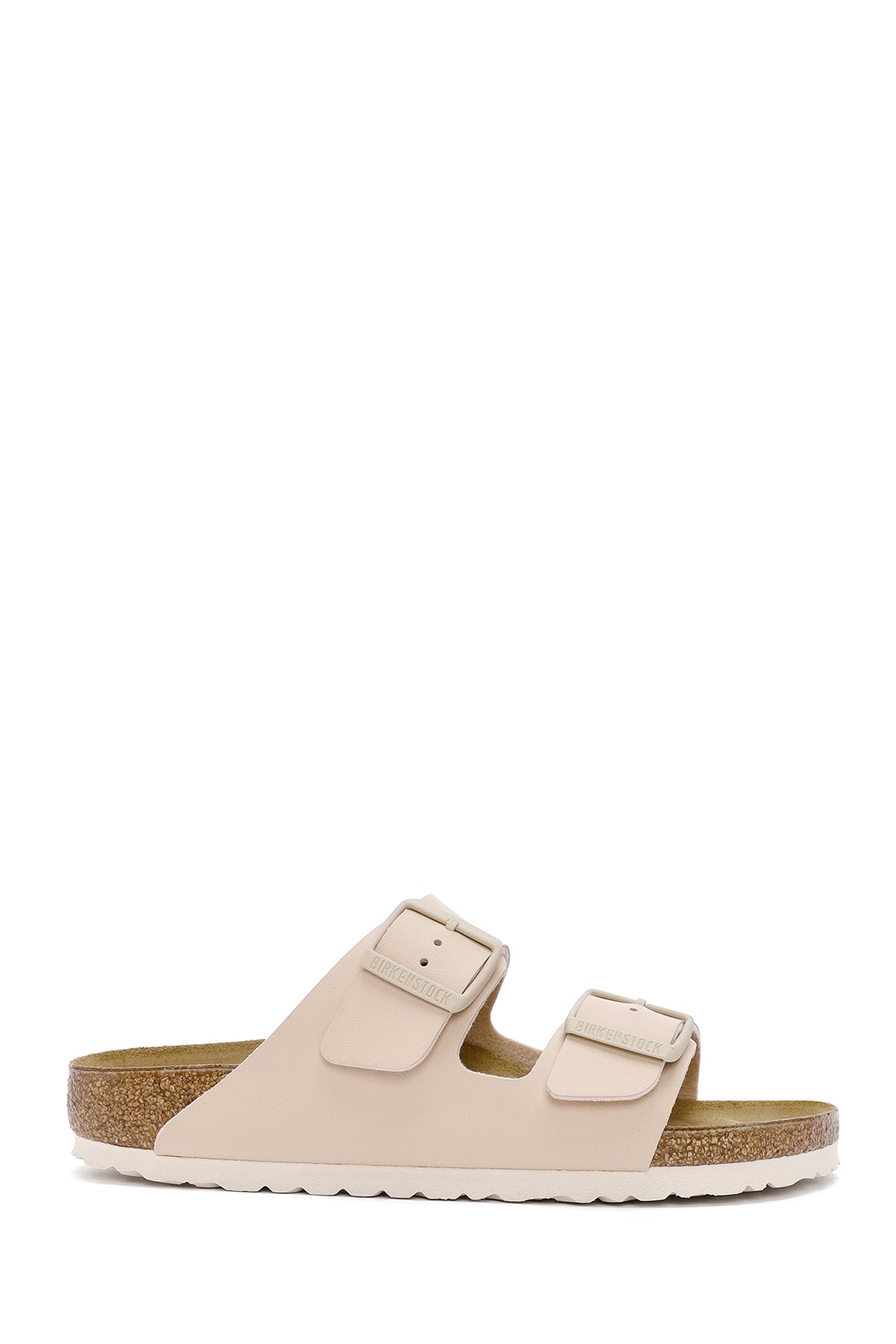 Birkenstock Women's Beige Arizona Bf Double Buckle Slippers 1027723 | Derimod