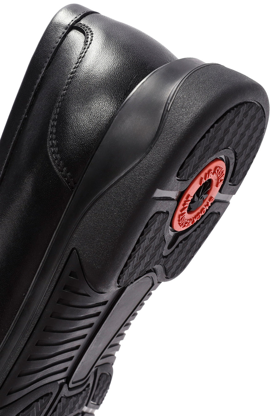 Men's Black Leather Casual Loafer