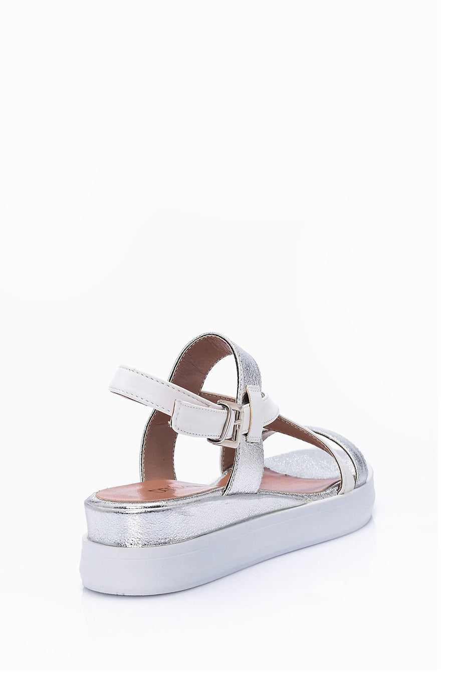 Women's Silver Detailed Sandals