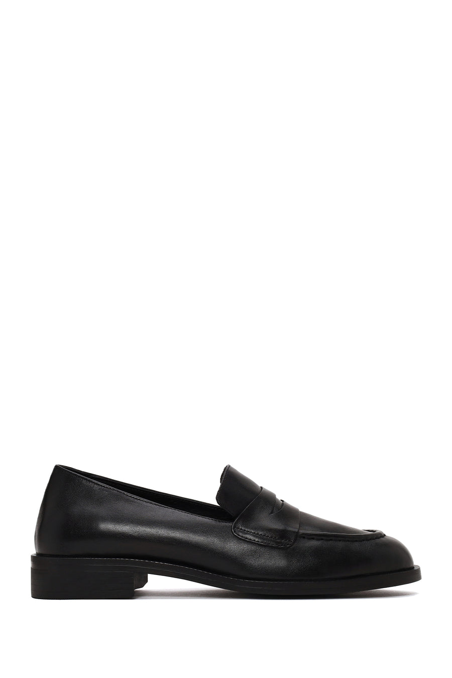 Kadın Siyah Deri Loafer AF180020DV | Derimod