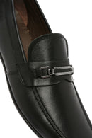 Men's Black Leather Classic Loafer | Derimod