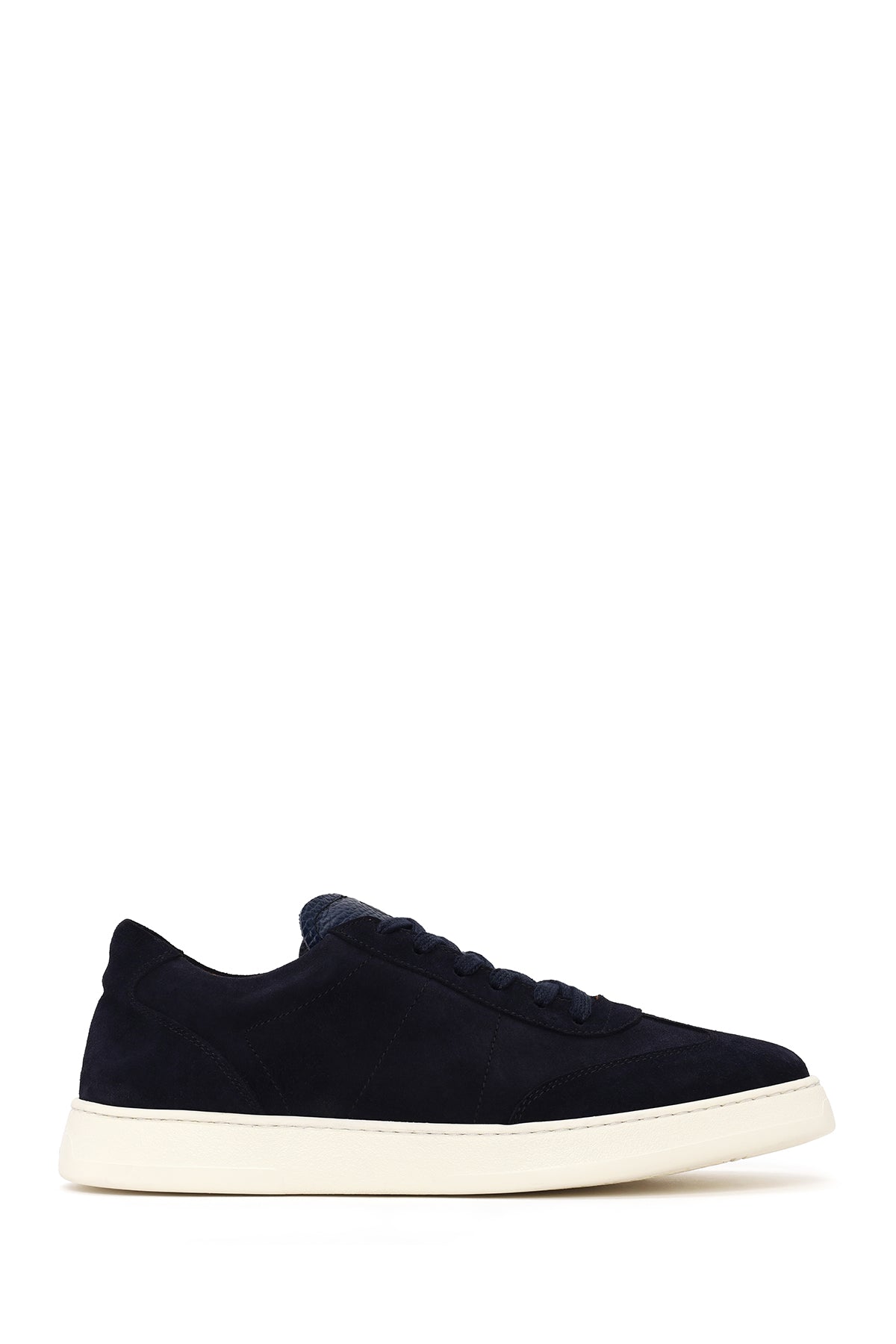 Erkek Lacivert Bağcıklı Süet Deri Sneaker 26SFD632810 | Derimod