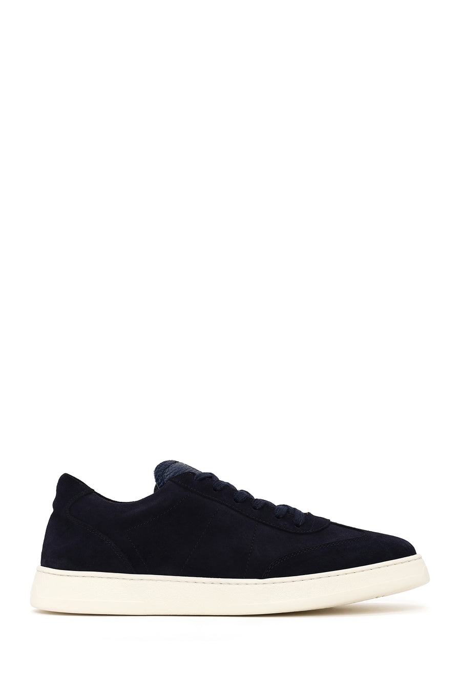 Male Navy Lace-up Suede Leather Sneaker 26SFD632810 | Derimod