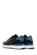 Men's Black Leather Sneaker | Derimod