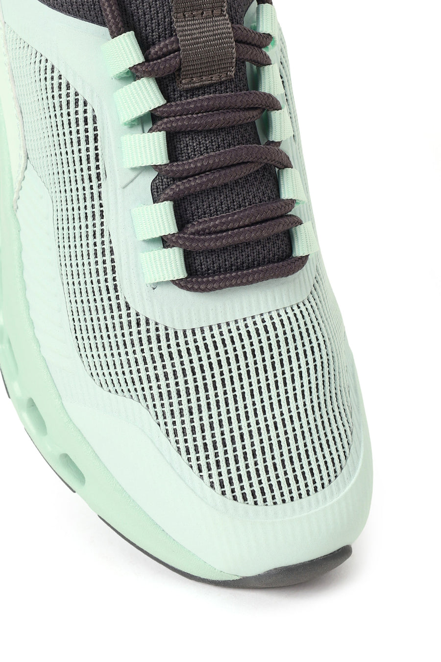 Derimod Zero Woman Green Thick-Soled Lace-Up Fabric Sneakers