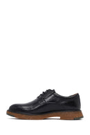 Male Black Lace-up Leather Casual Shoes | Derimod