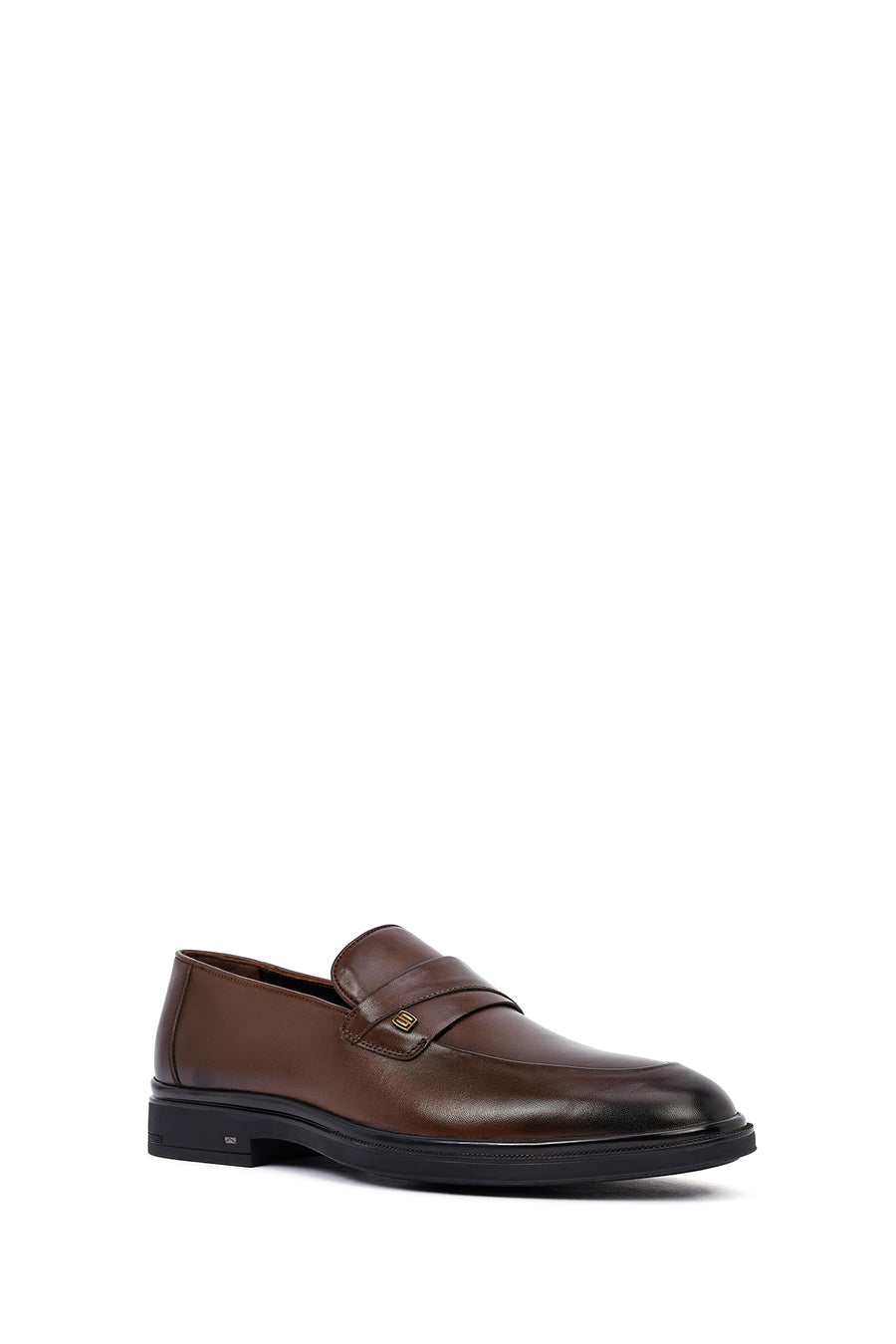 Male Brown Leather Classic Loafer