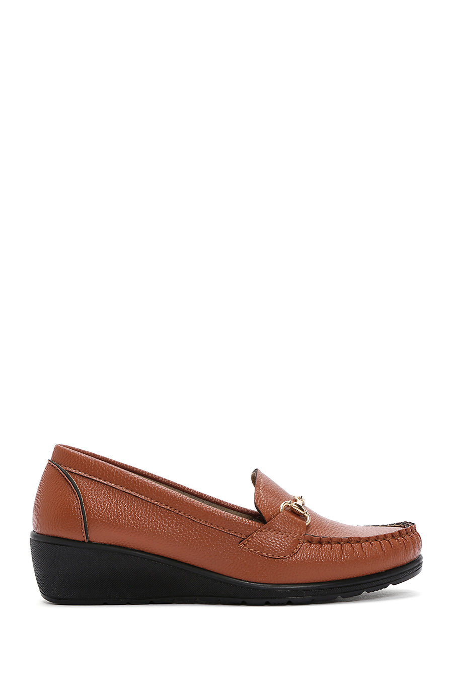 Kadın Taba Dolgu Topuk Loafer 21SFE1454FT | Derimod