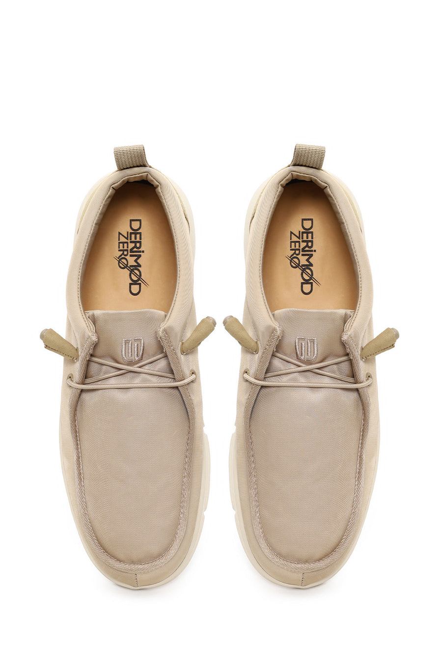 Derimod Zero Male Beige Fabric Casual Shoes