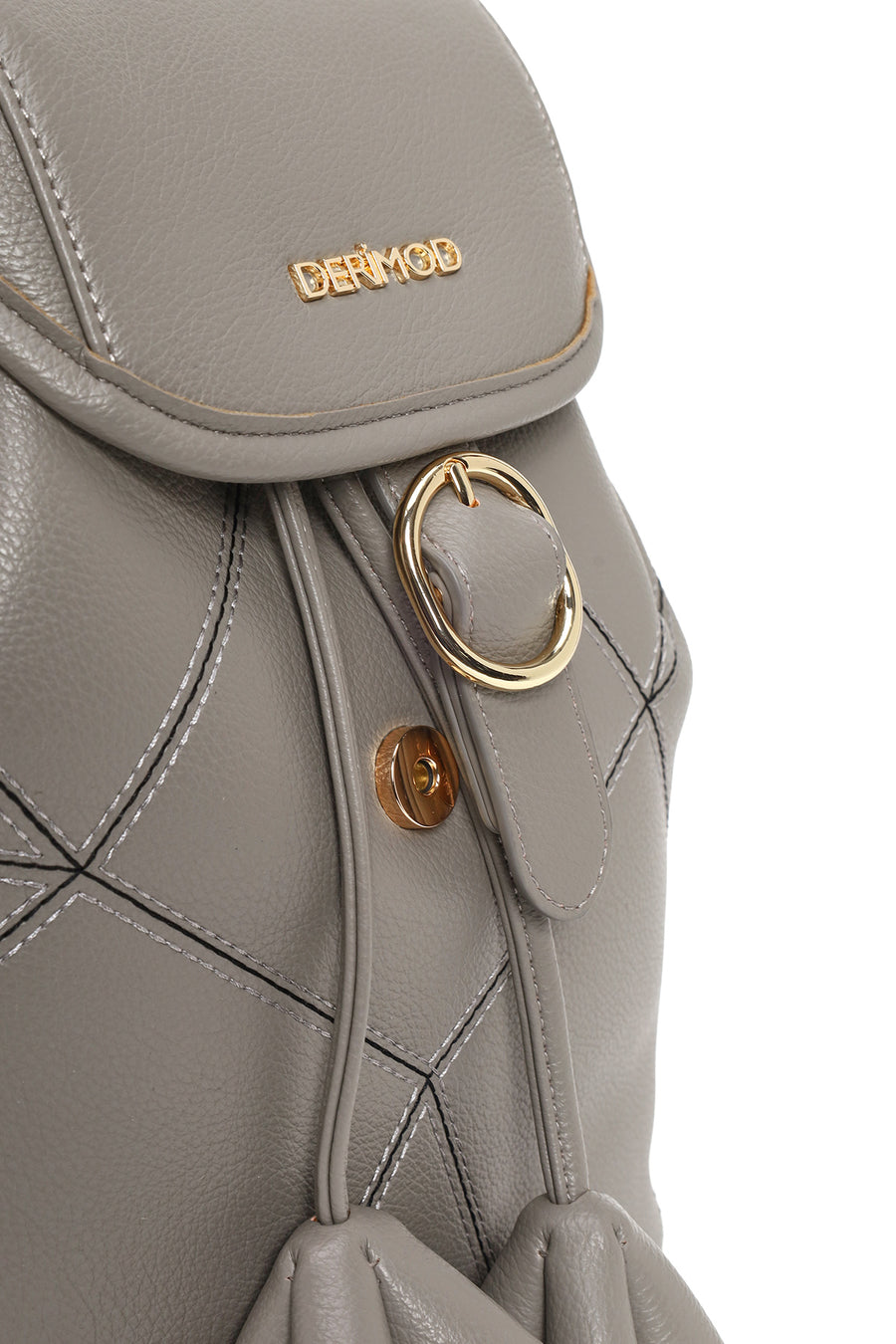 Woman Gray Backpack