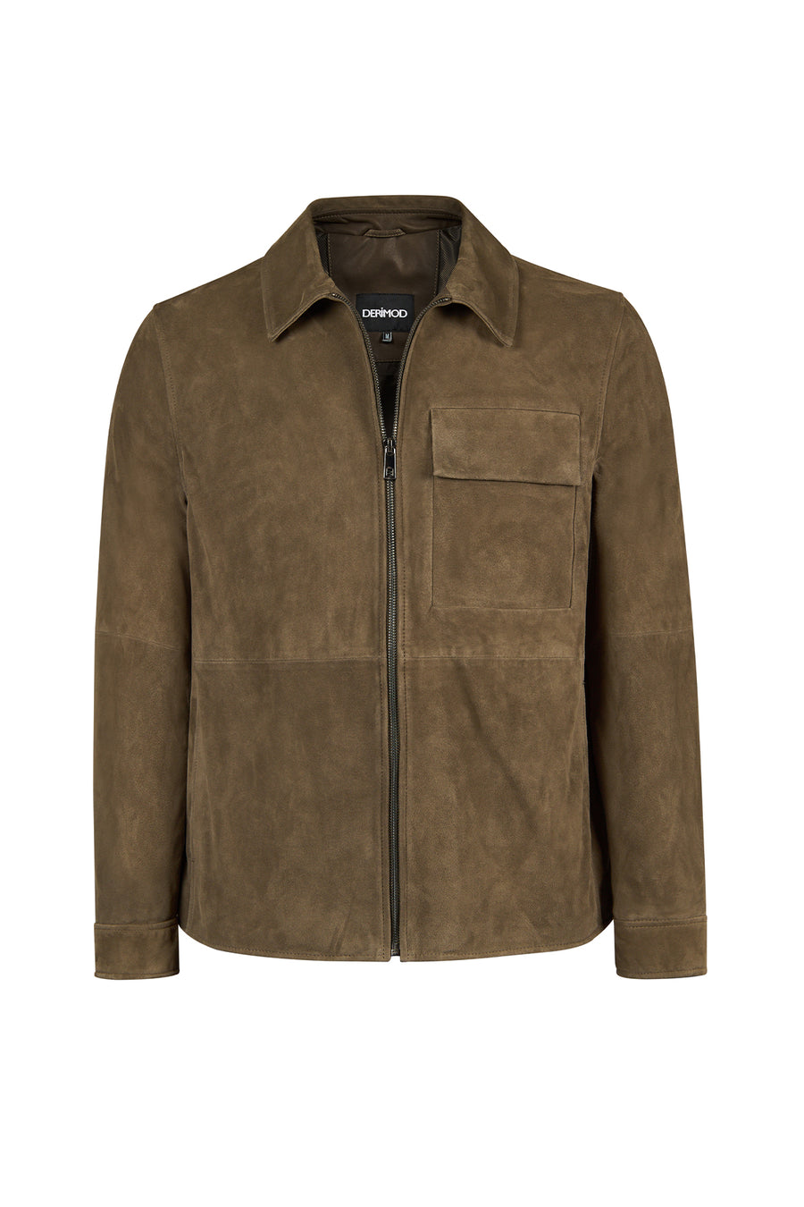 Asensio Male Green Suede Jacket