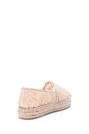 Women's Lace Detailed Espadrille Shoes | Derimod