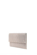 Woman Pink Chain Strap Rhinestone Evening Bag | Derimod