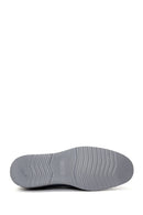 Men's Navy Blue Leather Casual Loafer | Derimod