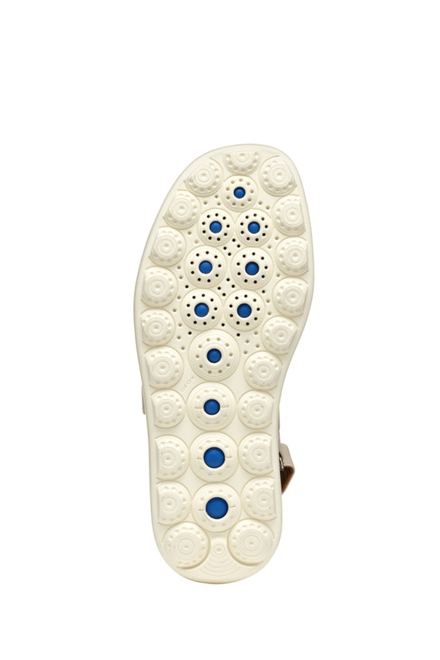 Geox Women's Cream D Spherica Ec4.1 SA - Nappa Strappy Leather Sandals