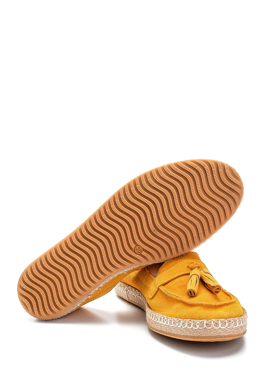 Women's Suede Tassel Detailed Espadrille