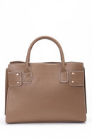 Women's Mink Faux Leather Handbag | Derimod