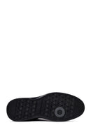 Male Black Lace-up Leather Casual Sneaker | Derimod