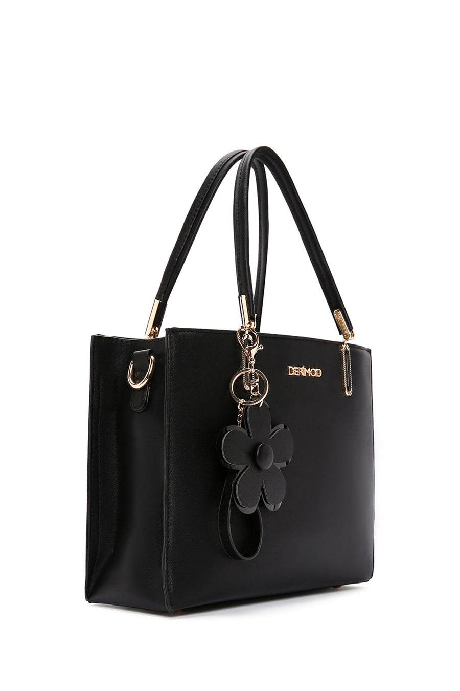Women's Black Long Strap Shoulder Bag
