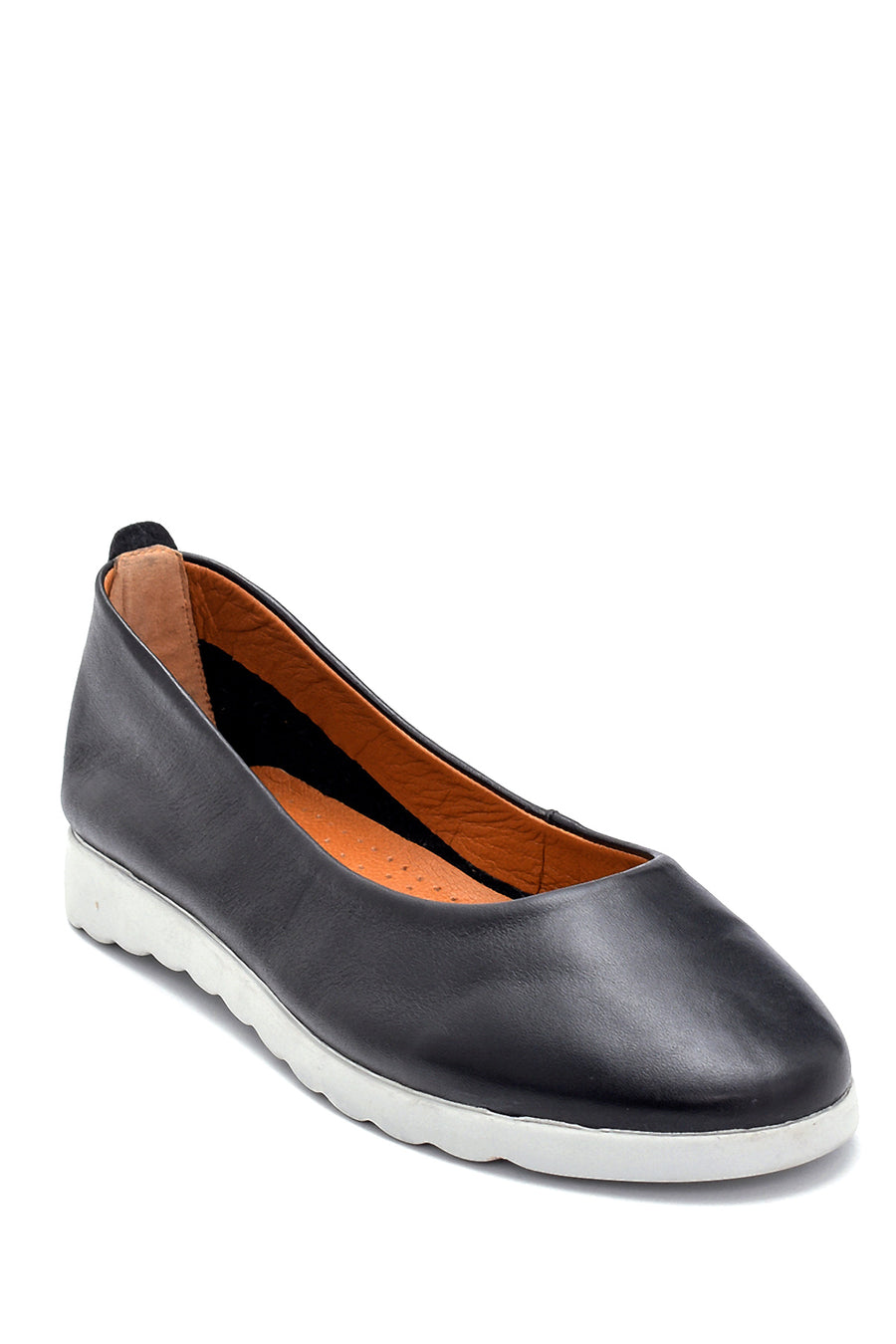 Women's Leather Ballerinas