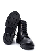 Women's Leather Zipper Boots | Derimod