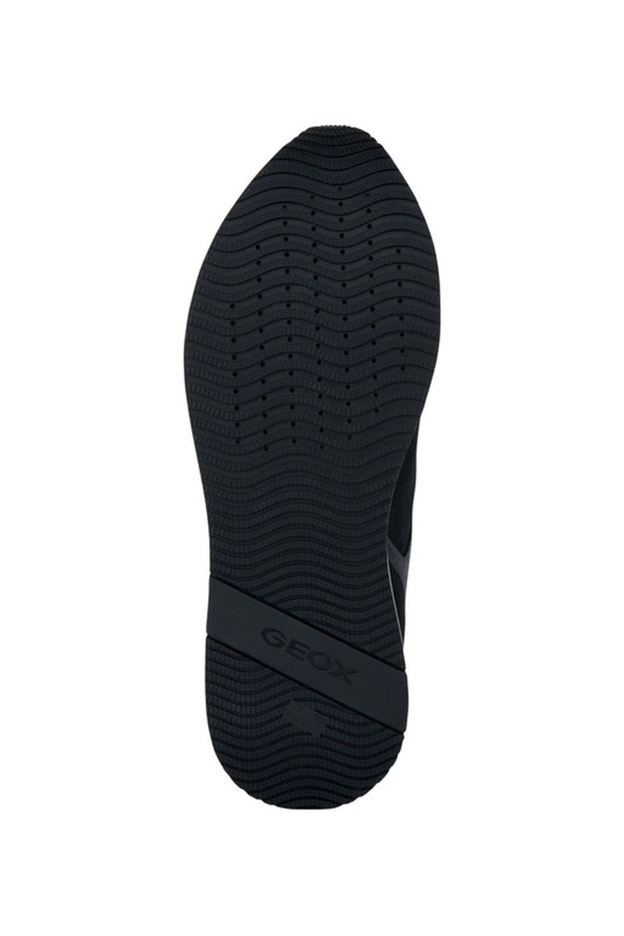 Geox Kadın Siyah Kency Kalın Tabanlı Bağcıklı Deri Sneaker