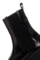 Women's Black Patent Leather Classic Chelsea Boots | Derimod