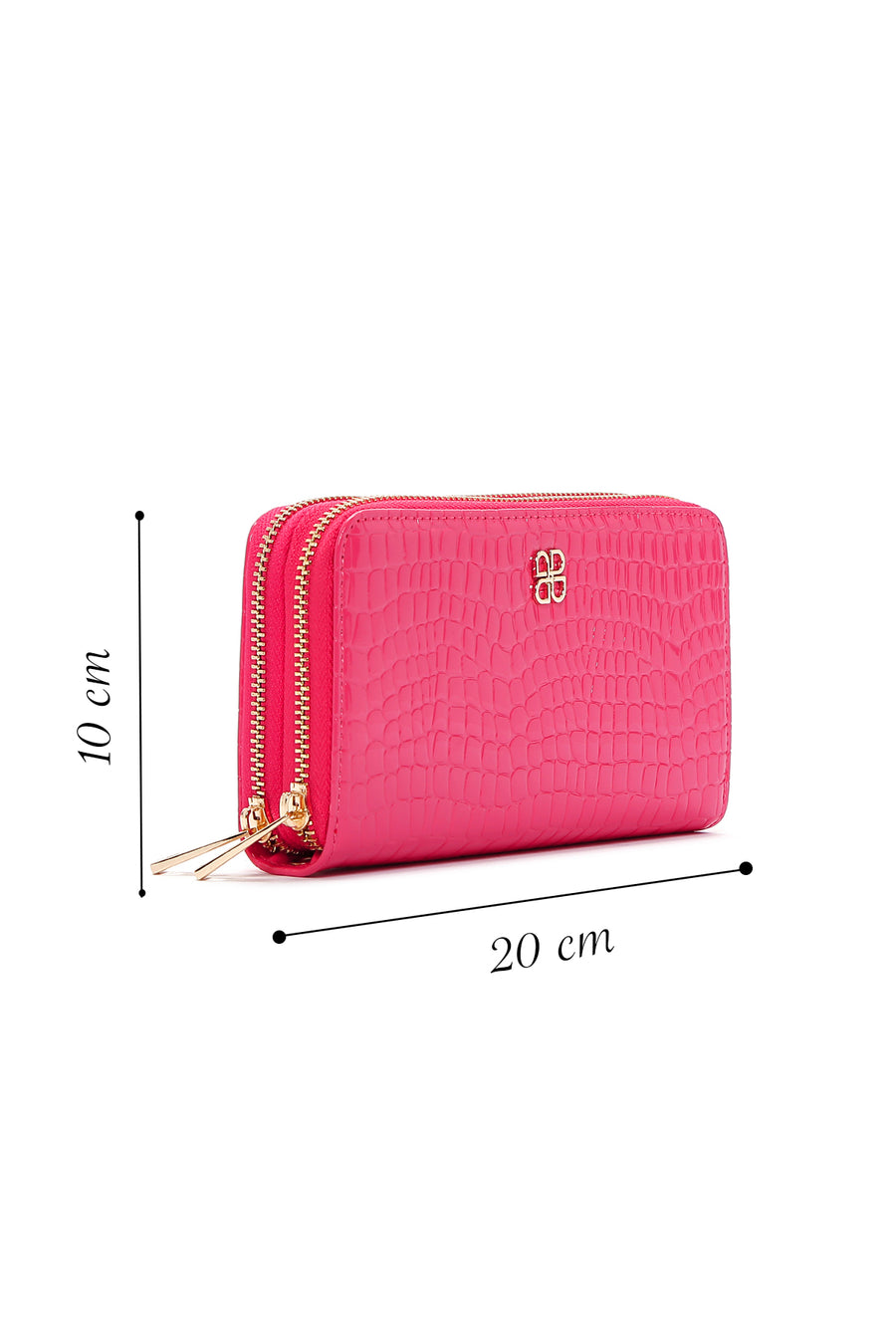 Women's Pink Crocodile Wallet