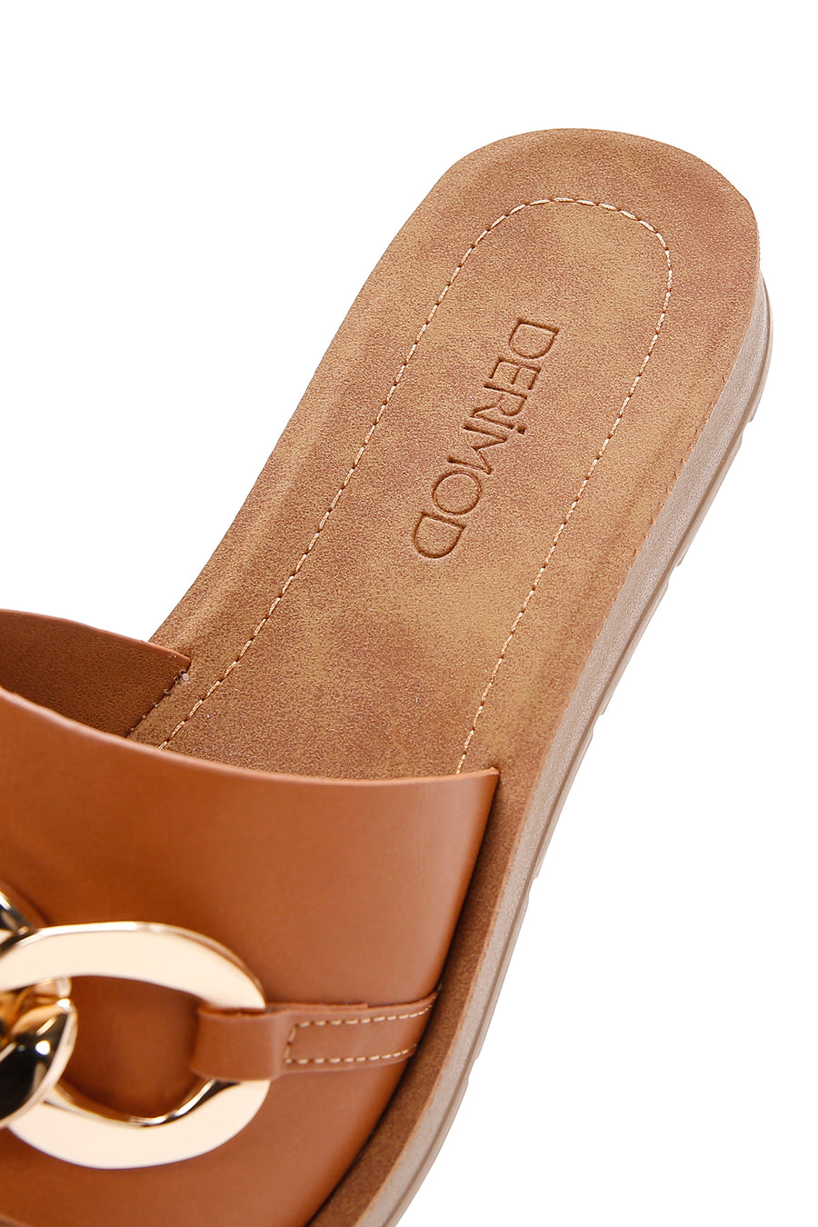 Women's Tan Accessory Slippers