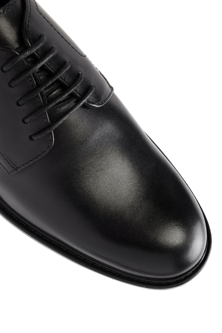 Geox Erkek Siyah Walk Pleasure Bağcıklı Deri Klasik Ayakkabı