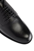 Geox Men's Black Walk Pleasure Lace-Up Leather Casual Shoes | Derimod