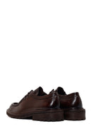 Derimod Black Male Brown Lace-up Leather Casual Shoes | Derimod