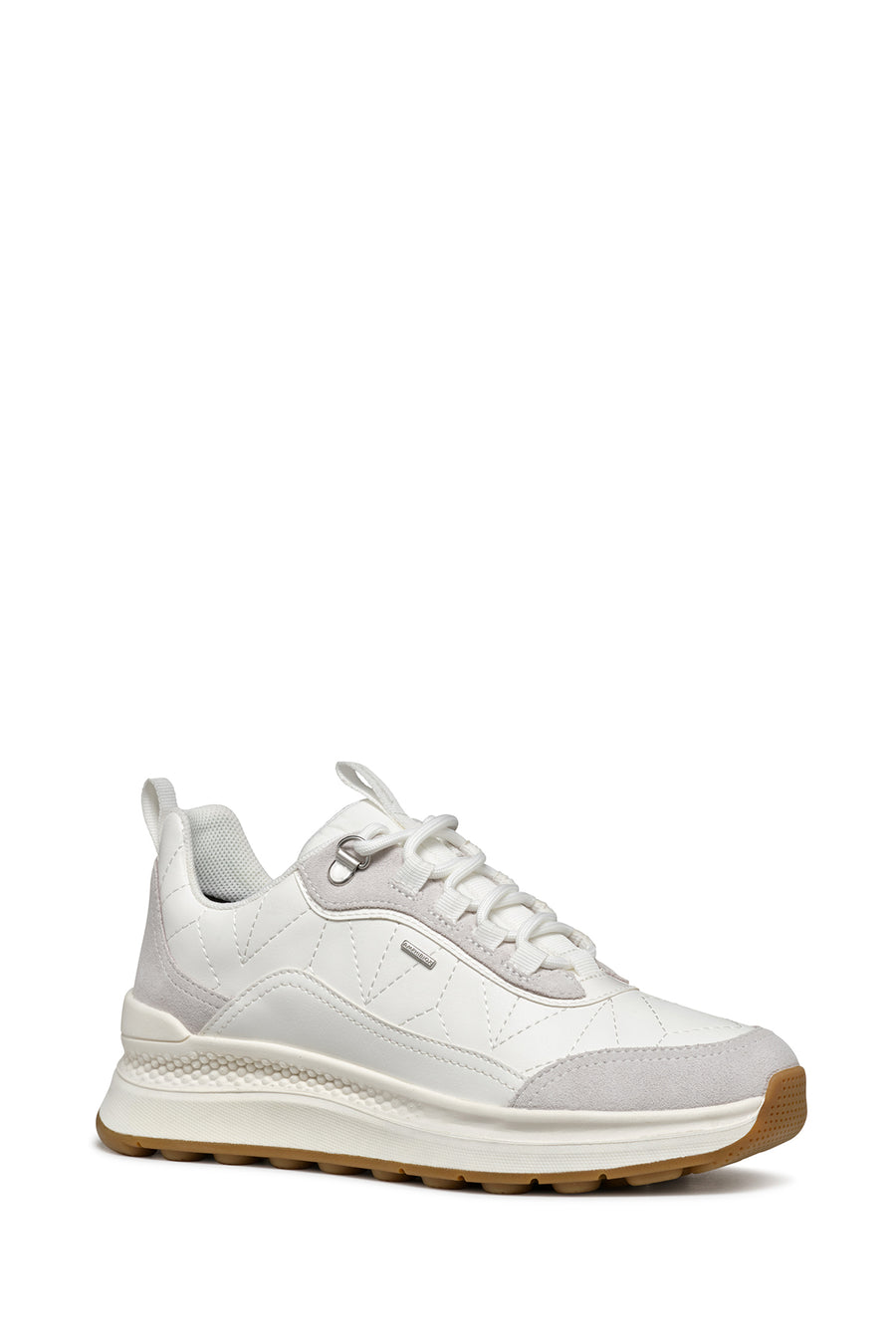 Geox Women's White Spherica Active X2 Abx Laced Waterproof Sneaker
