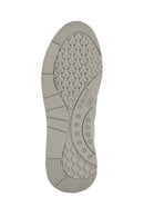 Geox Kadın Gri Bağcıklı Deri Sneaker | Derimod
