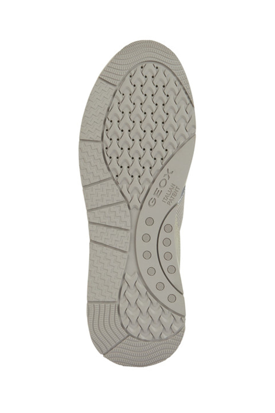 Geox Kadın Gri Bağcıklı Deri Sneaker