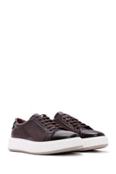 Men's Brown Leather Sneaker | Derimod