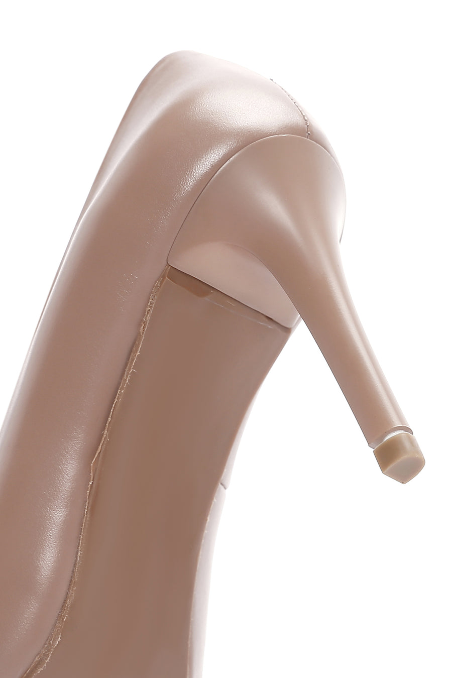 Kadın Pembe Deri Stiletto