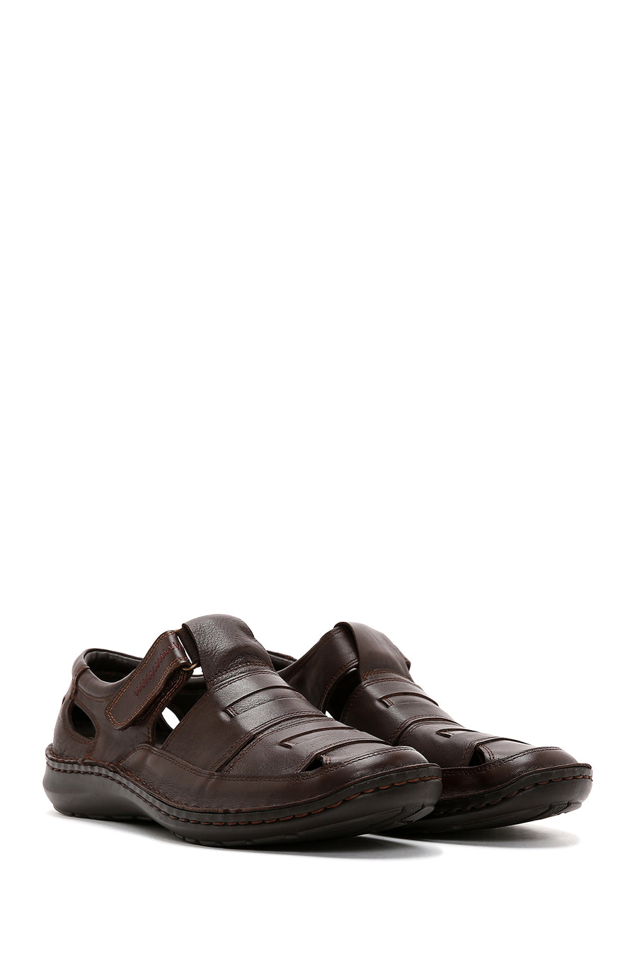 Men's Brown Leather Casual Shoes