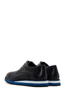 Men's Navy Blue Lace-up Leather Casual Shoes | Derimod