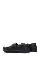 Men's Green Leather Casual Shoes | Derimod