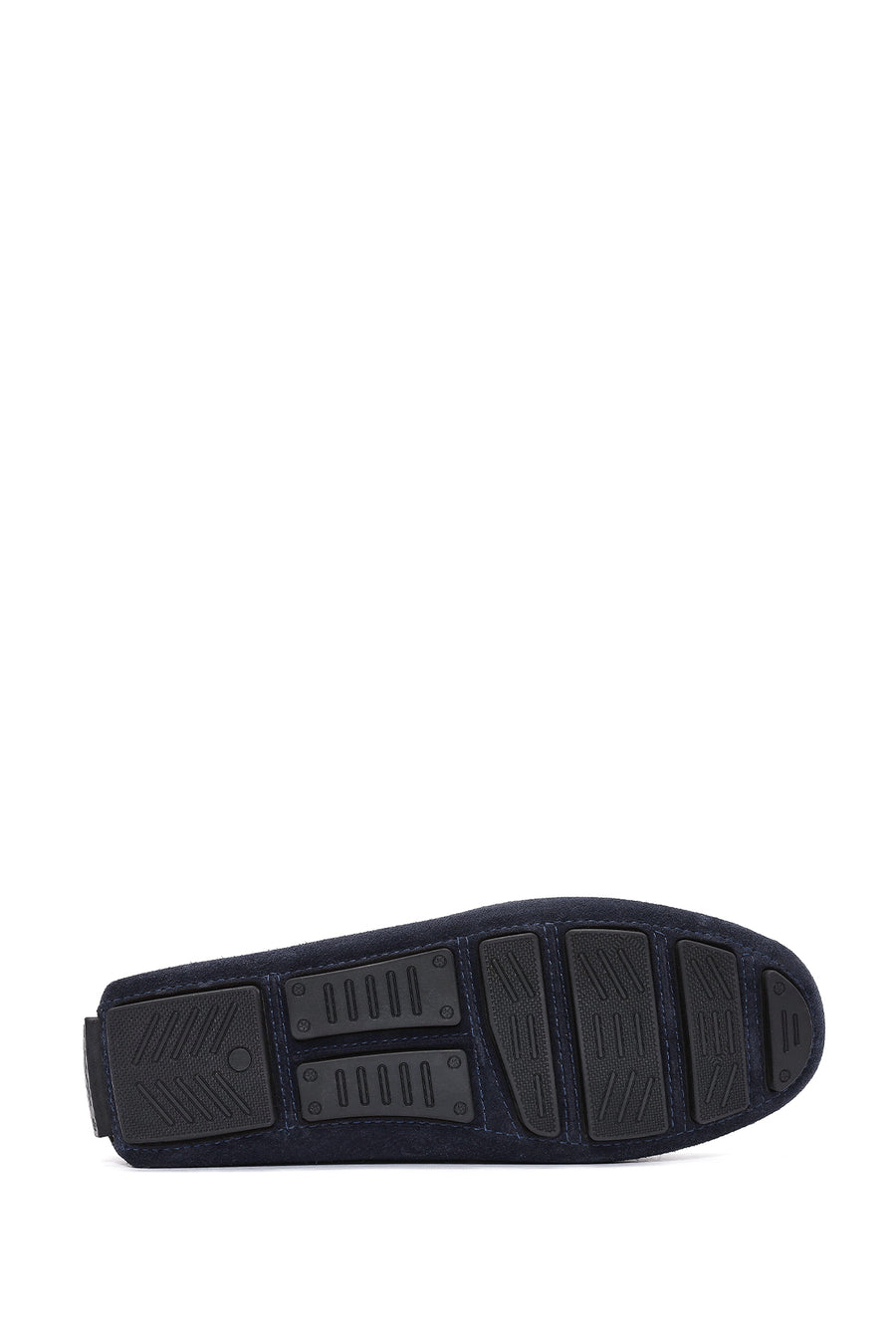 Men's Navy Blue Suede Leather Loafer