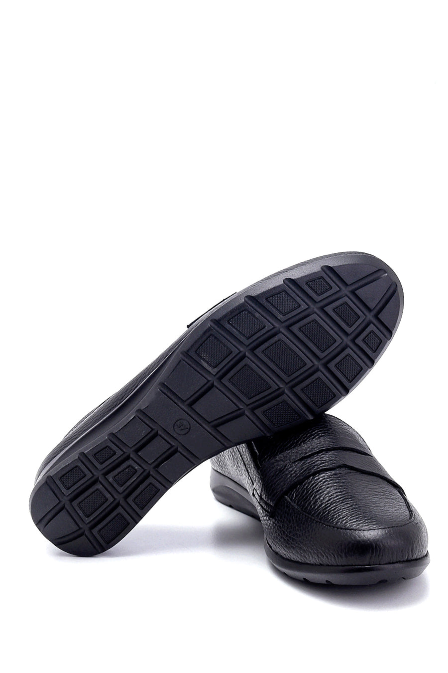 Women's Black Leather Loafer
