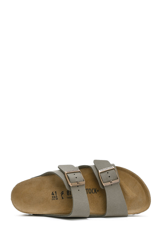 Birkenstock Erkek Gri Çift Tokalı Arizona Eva Terlik_4