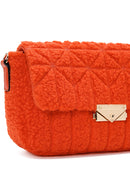 Kadın Turuncu Peluş Çapraz Çanta | Derimod