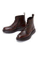 Men's Brown Leather Boots | Derimod