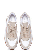 Women's Beige Thick Soled Sneaker | Derimod