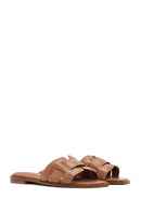 Women's Tan Casual Slippers | Derimod