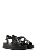 Women's Black Ankle Strap Sandals | Derimod