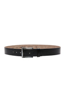 Men's Black Leather Belt | Derimod